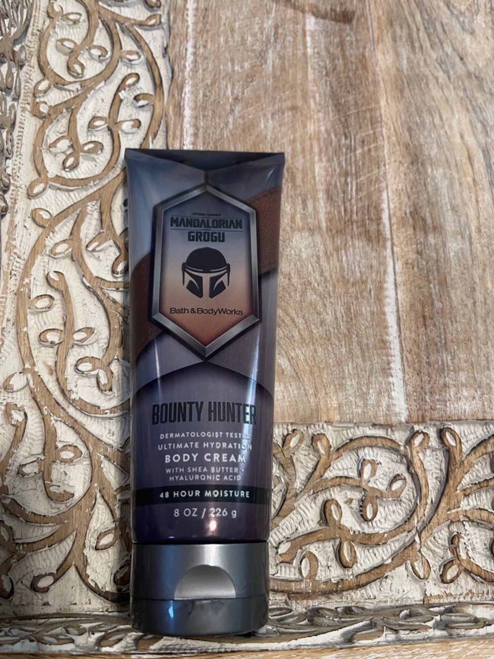 Bath & Body Works Mandalorian Grogu Bounty Hunter Body Cream - Brown, Gray